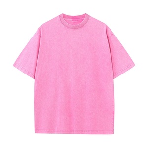 Men's Oversized Custom Streetwear <b>Y2K</b> T-<b>Shirts</b> 100% Cotton Knitted Breathable Short Sleeve - Product Image 4