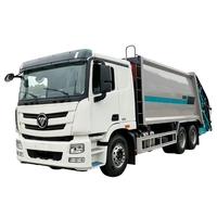 Camion Compattatore di Rifiuti Auman GTL 6x4 con Caricamento Posteriore da 25m³
