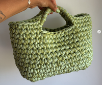 Sac à main coloré arc-en-ciel bohème à rayures en fil de t-shirt avec chaîne, décoration florale faite à la main, grande capacité pour femme - Voyage