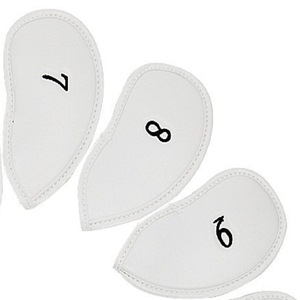 Équipement <span class=keywords><strong>de</strong></span> protection pour sport, 5/12 pièces, couvre-tête en cuir PU composite, convient au travail, polissage <span class=keywords><strong>de</strong></span> golf, en fer, anti-rayures, pour <span class=keywords><strong>conducteur</strong></span> - Product Image 5