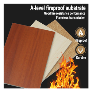 Panneau de mur de revêtement de panneau de silicate de calcium de panneau de ciment imperméable ignifuge de la catégorie 100% - Product Image 2