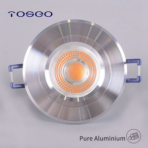 ไฟดาวน์ไลท์แบบฝังใหม่สำหรับห้องครัว ดีไซน์ทันสมัย ขนาดเจาะ 60 มม. มาตรฐาน IP20 ผิวอะลูมิเนียม สำหรับใช้ในที่พักอาศัย - Product Image 1