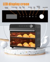 Four friteuse électrique multifonctionnel de 28L avec affichage numérique