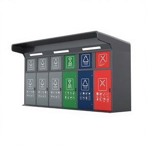 Padiglione per la Raccolta Differenziata Intelligente in Materiale HDPE, Fornitura Diretta con Selezione Rigorosa, Design Retrò per Esterni - Product Image 1