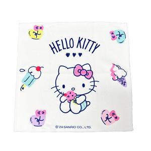Toalla cuadrada personalizada Xinshang con diseño de dibujos animados de anime, suave y absorbente, para promoción. - Product Image 5