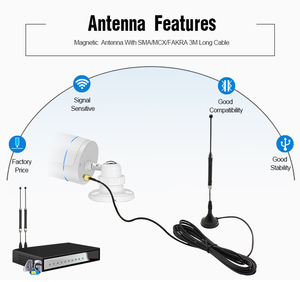 Antenne de Communication à ventouse à Gain élevé 5dbi Ts9 4g <span class=keywords><strong>Lte</strong></span> antenne à Base magnétique antenne à large bande pour intérieur et extérieur