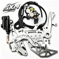Ensemble de pédale de frein arrière et levier de frein à pied Surron Light Bee X LBX en aluminium CNC 7075 T6 pour pièces de vélo électrique
