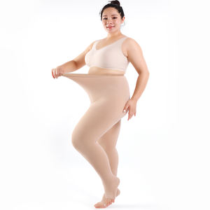 Collants de compression médicaux personnalisés à bout ouvert, <span class=keywords><strong>classe</strong></span> <span class=keywords><strong>2</strong></span>, à pression graduée, pour le soulagement des varices et la récupération post-chirurgicale, 20-30 mmHg - Product Image 4