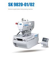 SK9820-01 Setelan Panas Kancing Mesin Jahit Lubang Kancing Mesin Kancing Buttonhole Industri