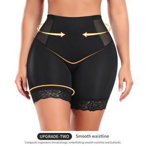 Pantalones cortos con faja <span class=keywords><strong>para</strong></span> el cuerpo <span class=keywords><strong>de</strong></span> cintura alta <span class=keywords><strong>para</strong></span> <span class=keywords><strong>mujer</strong></span>, bragas con Control <span class=keywords><strong>de</strong></span> barriga con levantamiento <span class=keywords><strong>de</strong></span> glúteos <span class=keywords><strong>para</strong></span> vestido, transpirables con encaje decorado - Product Image 4