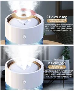 2024 nuevo humidificador de tres pulverizadores con carga USB para el hogar, oficina, escritorio, silencioso, portátil, purificador de aire de aceite esencial, Humidificador - Product Image 6