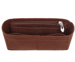 Borsa per il trucco Multi-scomparto di grande capacità Mini feltro rivestimento interno fabbrica di fornitura transfrontaliera per casi speciali - Product Image 1