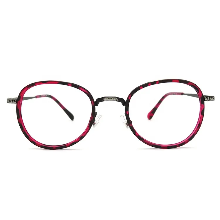 UMI Fashion Eyeglasses Frames Brand Designer Men Women Black Red Tortoise Circling Optical Eyewear Glasses
