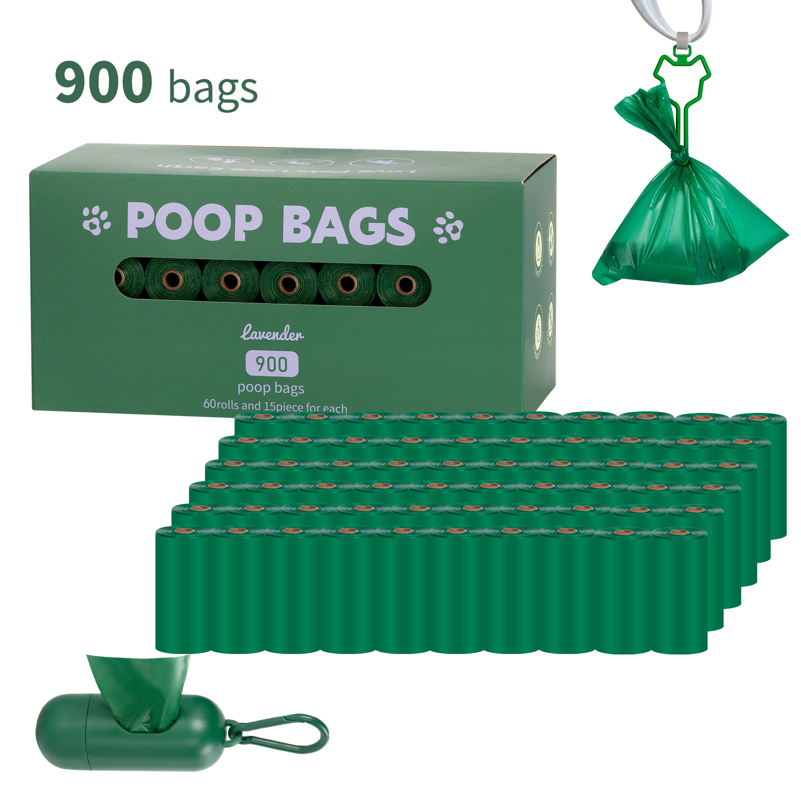 60 rouleaux g vert