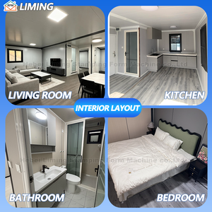Casa Contenedor Plegable y Expandible <span class=keywords><strong>de</strong></span> Doble Ala <span class=keywords><strong>de</strong></span> 20 Pies, Fácil <span class=keywords><strong>de</strong></span> Transportar, Edificio Móvil - Product Image 3