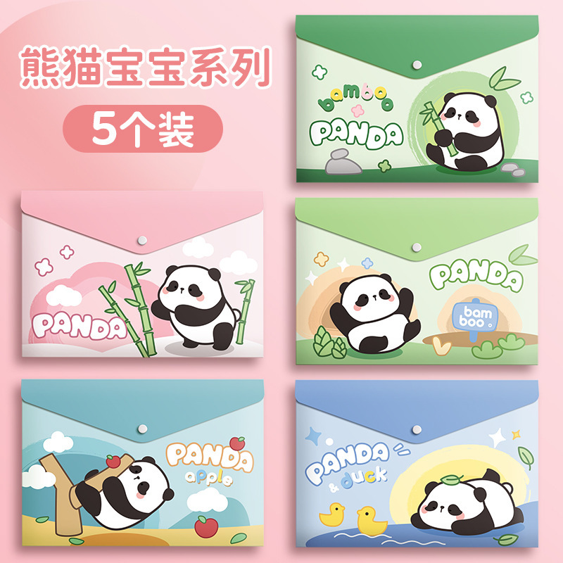 Bolsa para documentos-serie panda baby