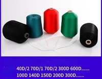 Filament DTY 100% Polyester Imitation Nylon, Filé à Cœur, Teint, Haute Ténacité, Extensible pour Chaussettes