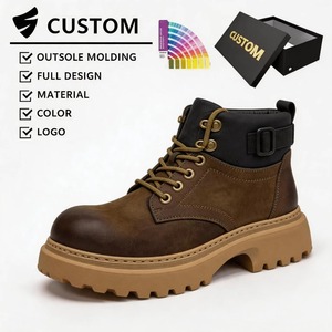 Botas Martin Casuales de Moda para Hombre, Hechas a Mano con Cuero Genuino, de Alta Calidad y Diseño Personalizado - Product Image 3
