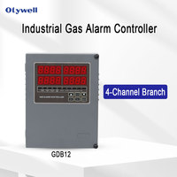 Panneau de commande d'alarme gaz multi-zones RS485 4-20mA, contrôleur de surveillance de la concentration de gaz