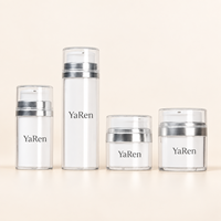 Pot à crème sans air 30g 50g, flacon pompe à lotion 50ml 100ml, ensemble d'emballages cosmétiques vides en plastique PS pour sérum et crème visage