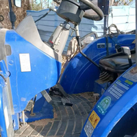 Gebrauchter Lovol 704 70PS Allradtraktor mit Sonnenschutz, kompakt, flexibel, Weichai/Quanchai Motor, Getriebe, Blau-Schwarz
