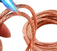 Fil de cuivre nu torsadé norme nationale, ultra-flexible, haute tension 8,7 kV, pour mise à la terre en construction, tailles 2,5-25 mm