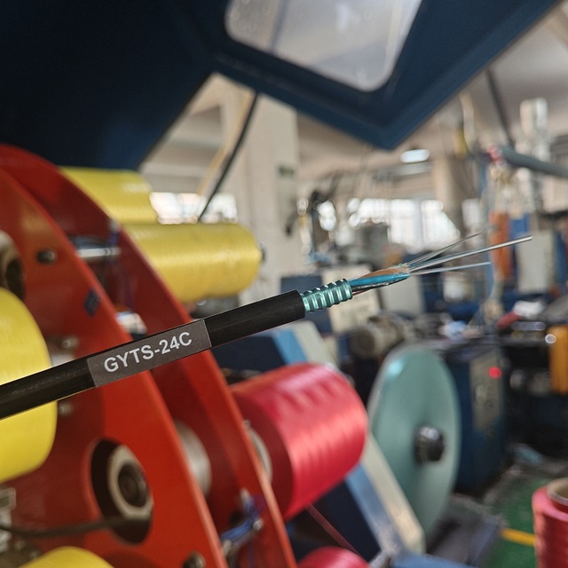 Telecom Grade Fiber Optic Cable Manufacturer 12 24 Cores Anti Rodent Double Jacket Steel Tape Armored Optical Cable