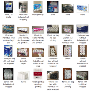 Factory Bulk 2-lagiges biologisch abbaubares Badezimmer-Seidenpapier Umwelt freundliche spülbare Toiletten papierrolle für den Heimgebrauch Kostenlose Probe erhältlich - Product Image 5