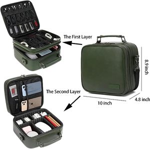 Étui de rangement pour câbles Hagibis Electronics, sac de rangement pour câbles, pochette portable, étui de transport étanche pour câbles, échantillon gratuit - Product Image 2