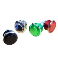 Interrupteur à bouton-poussoir métallique 1NO 2A 36VDC 125VAC