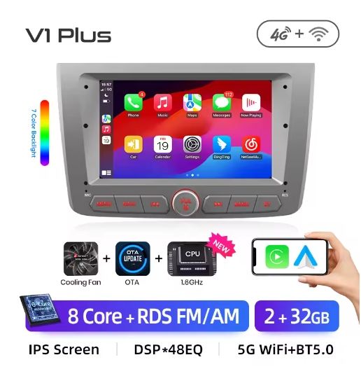 v1 plus 2+32GB silver
