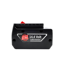 Accessoires pour outils électriques, perceuse à main, batterie de rechange pour outil électrique, batterie au lithium pour Bosch 14,4 V Bat614 Bat607