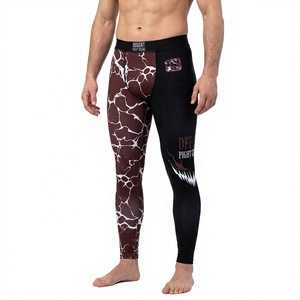 High Waist Yoga <b>Leggings</b> Full Length Sublimation Print Contrast Stitch Spandex/Nylon Four-Way Stretch Anti-Bacterial spats - Product Image 1