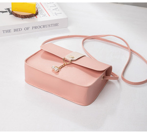 Vente chaude Creative PU Sac À Main Réutilisable Mini Carré Sac De Rangement Fourre-Tout Petit Cartable Poignée Pochette Divers Stockage Sac À Bandoulière - Product Image 3