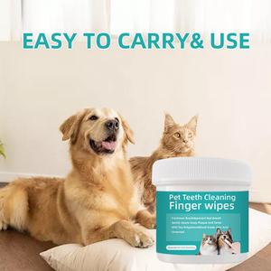 Toallitas Dentales para Perros, Cuidado Bucal, Limpieza de Dientes, Toallitas para Dedos, Limpieza de Dientes de Mascotas, Eliminación de Sarro - Product Image 5