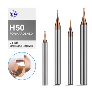 Tg H50-B2/2-sáo cacbua vonfram tisialn tráng 80hrc vi gia công cắt <span class=keywords><strong>4mm</strong></span> chân đường kính bóng mũi cuối nhà máy H50 loạt - Product Image 1