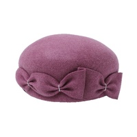 Nouveau Béret en Laine Automne-Hiver pour Femme, Style Britannique avec Nœud, Chapeau d'Artiste Rétro, Élégant, Tendance, Polyvalent, Intemporel et Chic