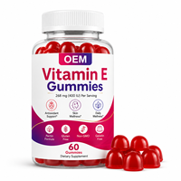 Gummies de Vitamine E à Pectine Clean Label, Sans Gélatine, Sans Gluten, Sans OGM, Format Gommeux, Nutrition Quotidienne pour le Bien-être, Ligne de Production OEM