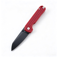Couteau pliant VG-10 avec manche G10, verrouillage par bouton, lame Tanto, pour le camping en plein air, EDC, couteau de poche avec logo personnalisé