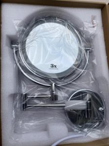 10X Wall Mounted Extensão Espelho Dupla Face Ampliação Banheiro Maquiagem Espelho - Product Image 5