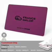 Tarjetas de Visita Personalizadas de Madera y Plástico con Función de Pago, Chips Duales de 125KHz/13.56MHz, Habilitadas para NFC