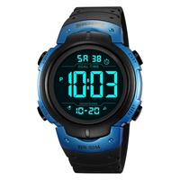 Skmei Luxus Dual Time Countdown Alarm Datum Led Display Hot Selling Mode Sport Männer Relojes Digital Plastic Uhren