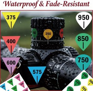 15 Pegatinas para Mira Telescópica - Pegatinas de Ajuste de Precisión para Deportes al Aire Libre - Product Image 5