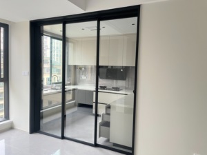 Tùy Chỉnh Lưới Trang Trí Hiện Đại Hợp Kim Nhôm Cửa Ra Vào Hoàn Thành Bề Mặt Đôi Kính Cường Lực Nội Thất Văn Phòng Xây Dựng - Product Image 5