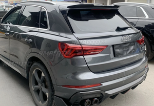 สปอยเลอร์หลังสำหรับ Audi Q3 ปี 2019 2020 2021 2022 2023 ชุดแต่งตัวถังรถยนต์ วัสดุพลาสติก ABS ปีกหลังคา ปีกหลังคาสปอยเลอร์ ชิ้นส่วนภายนอก - Product Image 3