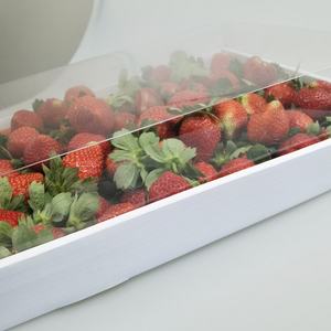 Caja de Cartón Transparente para Alimentos, Frutas, Manzanas, Cerezas, Fresas, con Tapa Transparente - Product Image 3