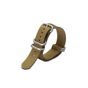 20mm 22mm 24mm Premium balísticos <span class=keywords><strong>Zulu</strong></span> de la OTAN reloj bandas con hebilla de acero inoxidable - Product Image 2