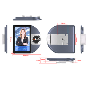 8 pouces 2G + 32g Alcool facial Test d'haleine Android Reconnaissance faciale Terminal Alcool alcootest Système de contrôle d'accès - Product Image 5