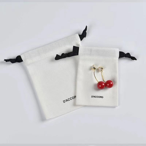 Custom Printed Logo Cotton <b>Drawstring</b> Gift <b>Bag</b> Recycle <b>Canvas</b> Pouch <b>Bag</b> - Product Image 5