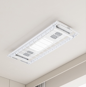 Estante de secado de ropa inteligente para balcón, uso doméstico, diseño elegante, ajuste automático de altura, estante de secado de aire - Product Image 1